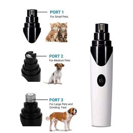 Professional Pet Rechargeable Electric Claw Nail Grooming Tool Pet Paws Grinder Clipper Auto Pedicure Devices China Manufacturer