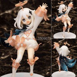14cm Genshin Impacto Paaimon Anime Figura Paimon Figura Genshin Impacto Paimon Figurine Modelo Collectible Boneca Brinquedos 220108