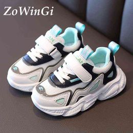 Size 21-30 Girls Shoes Breathable Sneakers for Boy 2021 New Children's Sports Shoes Lightweight Shoes kinderen casual schoenen G0114