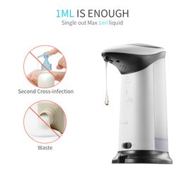 Automatic Non-Contact Soap Dispenser Hands-Free Motion Activated Infrared Sensor Stainless Steel Y200407