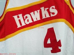 Custom Stitched Spud Webb 4 Throwback Jersey white XS-6XL Mens Throwbacks Basketball jerseys Cheap Men Women Youth