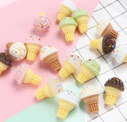 DIY accessories Craft Tools Three dimensional ice-cream cream adhesive dripping mobile phone case hairpin key ring parts