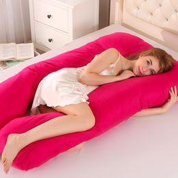 U Shape Sleeping Support Pillow For Pregnant Women Maternity Body Pillows Pregnancy Side Sleepers Bedding WashableYYF014 201117