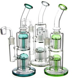 Percolator Bongs Water Pipes Hookahs Heady Glass Rigs Smoking Pipe Thick Water Bong with 14mm banger