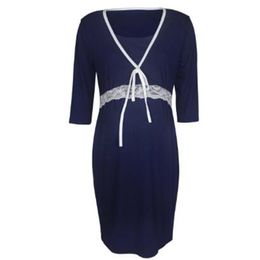 Night dress for pregnant women | Night dress, nursing pajamas, soft sleeves, home clothes LJ201119