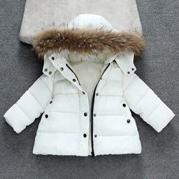 겨울 아기 ​​무게 가벼운 두꺼운 코트 아기 소녀 소년 아이들이 자켓 코트 가을 겨울 따뜻한 어린이 옷 Ubrania Dla Dziewczynek LJ201130