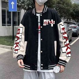 2021 Anime Baki The Grappler Hoodie Men Sweatshirts Autumn Winter Fleece Hoodies Harajuku Streetwear Jacket H1227