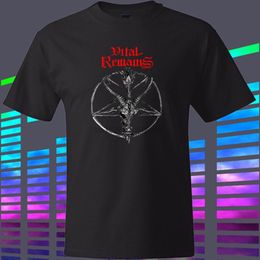 New Popular Vital Remains Death Metal Rock Band Men/'s Black T-shirt Size S-3XL