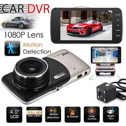 New Dual Lens Camera Hd Car Dvr Dash Cam Video Recorder G-sensor Night Vision 3 Years Warranty 24h Dispatch 30-day Money Back New Arrive