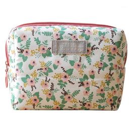 Storage Bags Fashion Portable Purse Travel Wash Bag Toiletry Sweet Floral Cosmetic Organiser Beauty Pouch Kit Makeup Make Up