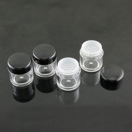 5ML/1g plastic jar pot tin for loose powder case eye shadow container art nail lip gel cream make up cosmetic packing
