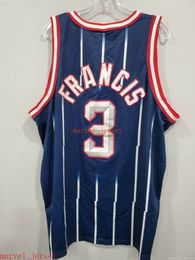 Custom Stitched Rare Steve Francis 3 Throwback Jersey XS-6XL Mens Basketball jerseys Cheap Men Women Youth