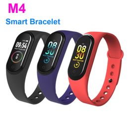 M4 Akıllı Bant Spor Izci İzle Spor Bilezik Kalp Hızı Akıllı İzle 0.96 Inç Smartband Monitör Sağlık Bileklik PK Mi Band 4