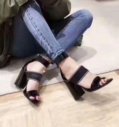 Hot Sale-Candy Toe Ladies Sandal Sexy Platform Super High Heels Women party/date Chunky Sandal Size 34-40