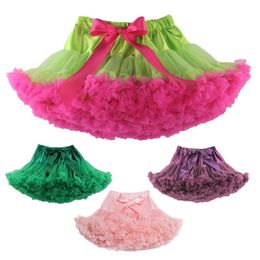 Girks Green tutu pettiskirt Santa Tutu skirt Girls Christmas Costume Petti Skirt Dance Girl Children Clothing kids Wear 220222