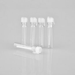 1ML 1CC Mini Travel Glass Perfume Bottle For Essential Oils Empty Contenitori Cosmetic Vuoti For Sample empty bottles SN1906