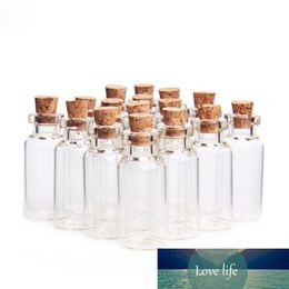 10Pcs 1ml/3ml/20ml Christmas Wish Bottles Small Empty Clear Cork Glass Bottles Vials For Holiday Wedding home Decoration Gifts