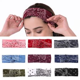 Turban Boho Wide Cotton Stretch Women Fashion Hair Accessories Turban Headwear Bandage Hair Bands Bandana Headpie