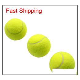 tennis balls UK - Training Standard Tennis Ball Rubber Good Bounce 1.3 Meters Durable Tennis Playing Official Ball Neon qylJzf hairclippers2011