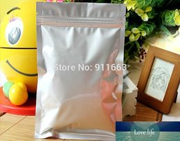 23cmx35cm*0.24mm,50pcs. Reclosable Zipper Bag Silver Aluminium Foil Bag,Self -Sealed Plastic Bag,