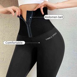 High Waisted Shrink Abdomen Yoga Pants Workout Sport Leggings Women For Fitness Women'S Pants Running Training Tights Activewear H1221