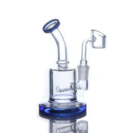 Hookahs Beaker bong Thick Glass Water Pipes 14mm Bowl Oil Smoking Accessories Percolator Water Pipes Heady Rigs Ashcatcher