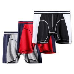 New Men Underwear Boxers Long Leg Short Boxer Homme Panties Calzoncillos Men's Boxershorts Man Heren Ondergoed Lange Pijpen XXXL LJ201110