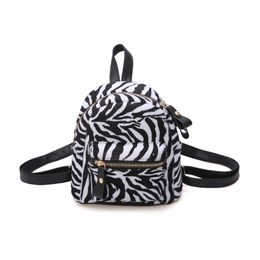 Women Backpack Small Korean Style bag Mini Back Pack for Teenage Girls Leopard Print Backpack Mochilas