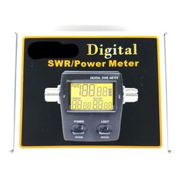 FreeShipping Digital SWR Power Counter 1.6-60MHz 200W M Type Connector