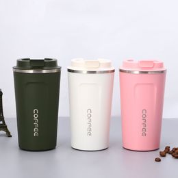 HOT Premium Coffee Mug Stainless Steel Thermos Tumbler Cups Vacuum Flask thermo Water Bottle Tea Mug Thermocup