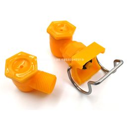 YS non metals Plastic Cone Shaped Clip-Eyelet Clamp Spray Nozzle For Painting Spraying