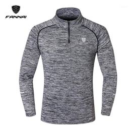 Running Jackets FANNAI Men's Jacket Men Windproof Long Sleeve T Shirt Quick Drying Outdoor Sports Hiking Jersey Coat