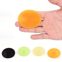 Silicone Cleanser Pads Face Wash Brush Exfoliating Cleansing Blackhead Remover Face Skin Care Tools 4 Colours Available