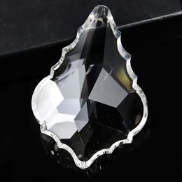 75mm Maple Leaf Crystal Pendants Glass Bead Chandelier Crystals Prisms Suncatcher Hanging Ornament Accessories Home Decor H jllCWB