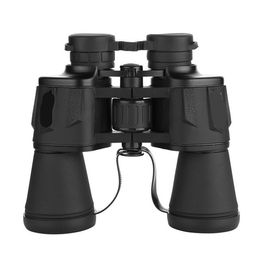 FreeShipping Luxun 10x50 High Maginification Zoom Porro Binocular HD Military Powerful Optical Telescope Wide Angle for Outdoor Hunting