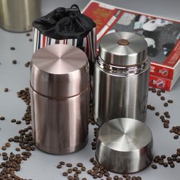 WYZTY 800ml 1000ml Food Thermos Silver Green Blue Red White Thermal Lunch Box Food Container Thermo Pot Box LJ201218