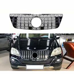 For m-ercedes ML Class W164 x164 Kidney Mesh Grilles 2005-11 ML300 ML320 ML350 ML400 ML500 ML430 Car Grille