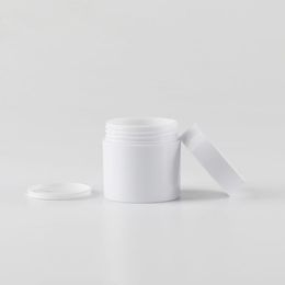 50g White Round Cream Jars, Plastic Containers, Cosmetic Sample Packaging Bottles Fast Shipping SN4866