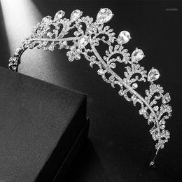 Hair Clips & Barrettes Bridal Crown Headwear Luxury Rhinestones Inlaid Headband For Female Wedding Birthday Accessories BN