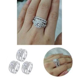 Cluster Rings Not Easy To Break Creative Geometric Squares Design Ring For Daily Life