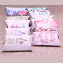 Gift Wrap 10pcs 2021 DIY Candy Box Catch Dream Design Birthday Paper Pillow Products Cardboard Jewellery Packing Hand Make1