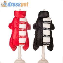 Winter Dog Clothes Keep Warm Down Jacket For Small Dogs Pets Clothing Waterproof Fabric Witner Coat Puppy Chihuahua Coats 201126