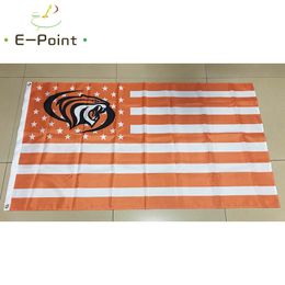 NCAA Pacific Tigers Flag 3*5ft (90cm*150cm) Polyester flag Banner decoration flying home & garden flag Festive gifts