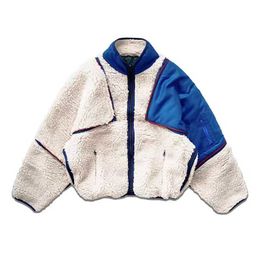 Giacche da uomo 21aw Kapital Hirata Hehong calda giacca in cashmere di agnello con cuscino pieghevole
