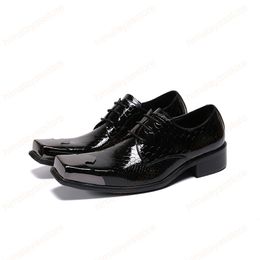 Mens Italian Handmade Dress Shoes Leather Church Shoes Burgundy Black Oxfords Cap Toe Social Gents Suit Shoes