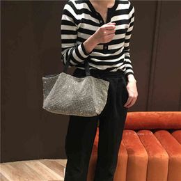 Evening Bags Shoulder Women Large Sequin Handbag High-quality Rhinestone Fashion Party and Night New 220234