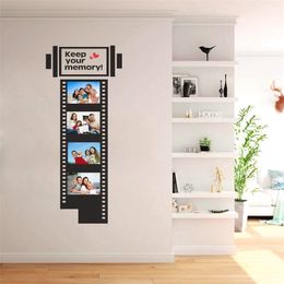 Large size Free shipping Keep Your Memory Retro Creative Art Vinyl Film Photo Frame Wall Stickers 201211