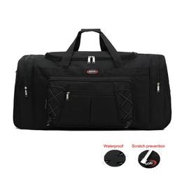 65LTraining Gym Bags Men Large Capacity Sport Bag For Women Fitness Waterproof Travel Duffel Bag Outdoor Carry On Garment Bag Q0705