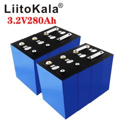 LiitoKala 3.2V 280Ah lifepo4 battery DIY 12V 24V 48V 280AH rechargeable battery pack for electric scooter RV solar storage syste