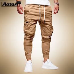 Cargo Pants Men New Autumn Casual Multi Pockets Military Tactical Pants Men's Army Pants Field Sports Long Trousers Sweatpants 201106